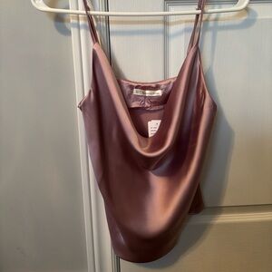 Satin Cowl Neck Camisole